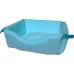 JOGO CAMA QUAD.LUXO MANU AZUL C/3