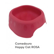 03646 - COMEDOURO HAPPY CAT - ROSA
