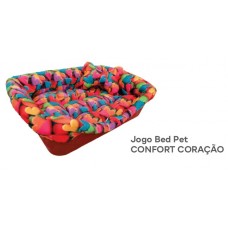 03664 - JOGO BED PET CONFORT - CORACAO