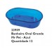 BANHEIRA OVAL GRANDE MR PET C/12 AZUL