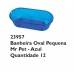 BANHEIRA OVAL PEQUENA MR PET C/12 AZUL