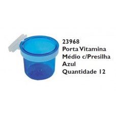 03968 - PORTA VITA MEDIO C/PRESILHA AZUL C/12