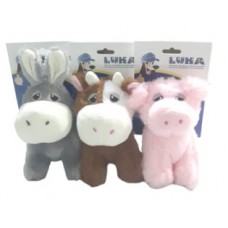 04378 - PELUCIA PET FAZENDINHA KIT C/3 PCS 18CM