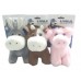 PELUCIA PET FAZENDINHA KIT C/3 PCS 18CM